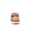 Mocassino in camoscio beige
