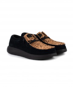Hey Dude - Mocassino in camoscio nero