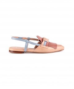 Ciabattina in pelle nude