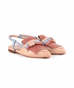 Ciabattina in pelle nude