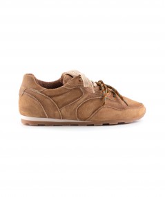 Sneaker in camoscio cuoio