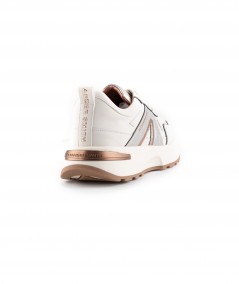 Sneaker in pelle avorio
