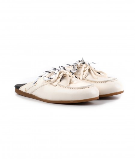 Sabot  Antica Bottega in pelle bianca - 91