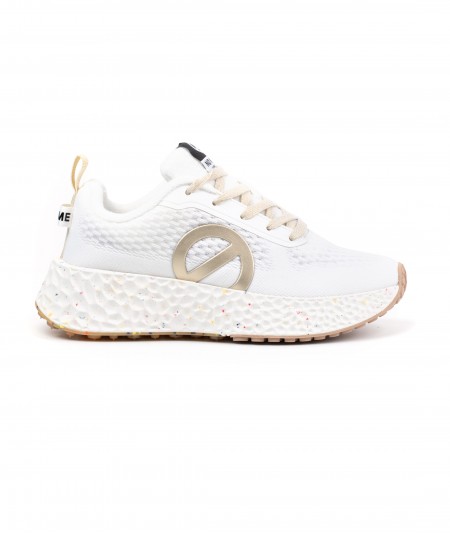Sneaker in tessuto bianco