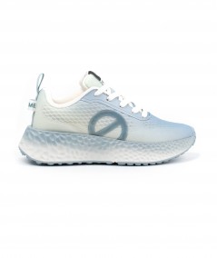 Sneaker in tessuto celeste