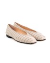 Ballerina in pelle avorio