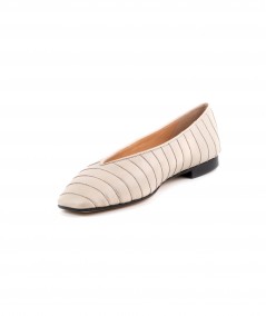 Ballerina Prosperine in pelle avorio