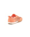 Sneaker in camoscio pesca e strass