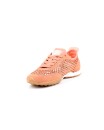Sneaker in camoscio pesca e strass