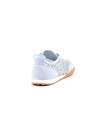 Sneaker in camoscio azzurro e strass
