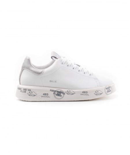 Sneaker in pelle bianca