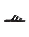 Ciabattina in pelle nera