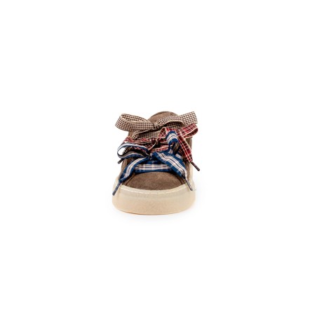Sneakers D.A.T.E. Tender Suede in camoscio marrone