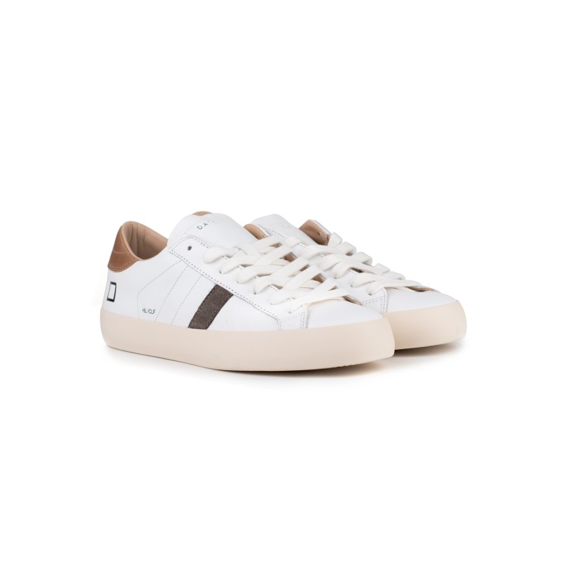Sneaker D.A.T.E. in pelle bianca