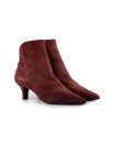 Stivaletto Gianmarco F. in camoscio bordeaux