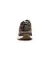 Sneaker no Name in cavallino, camoscio  e rete verdi