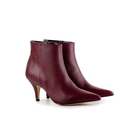 Stivaletto Anna Ripamonti in pelle prugna