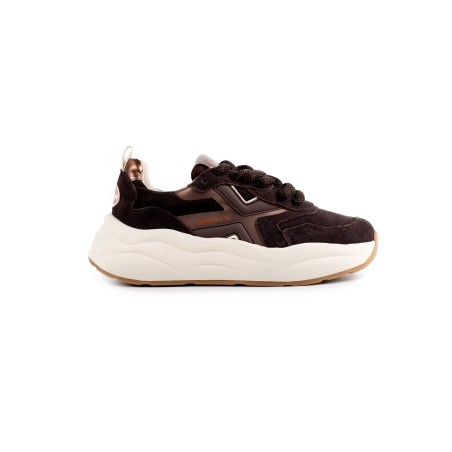 Sneaker Alexander Smith in camoscio testa di moro