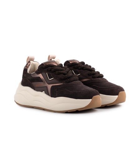 Sneaker Alexander Smith Horizon Woman in camoscio testa di moro