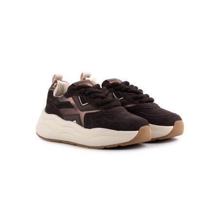 Sneaker Alexander Smith Horizon Woman in camoscio testa di moro