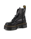 Anfibi Jadon in pelle nera